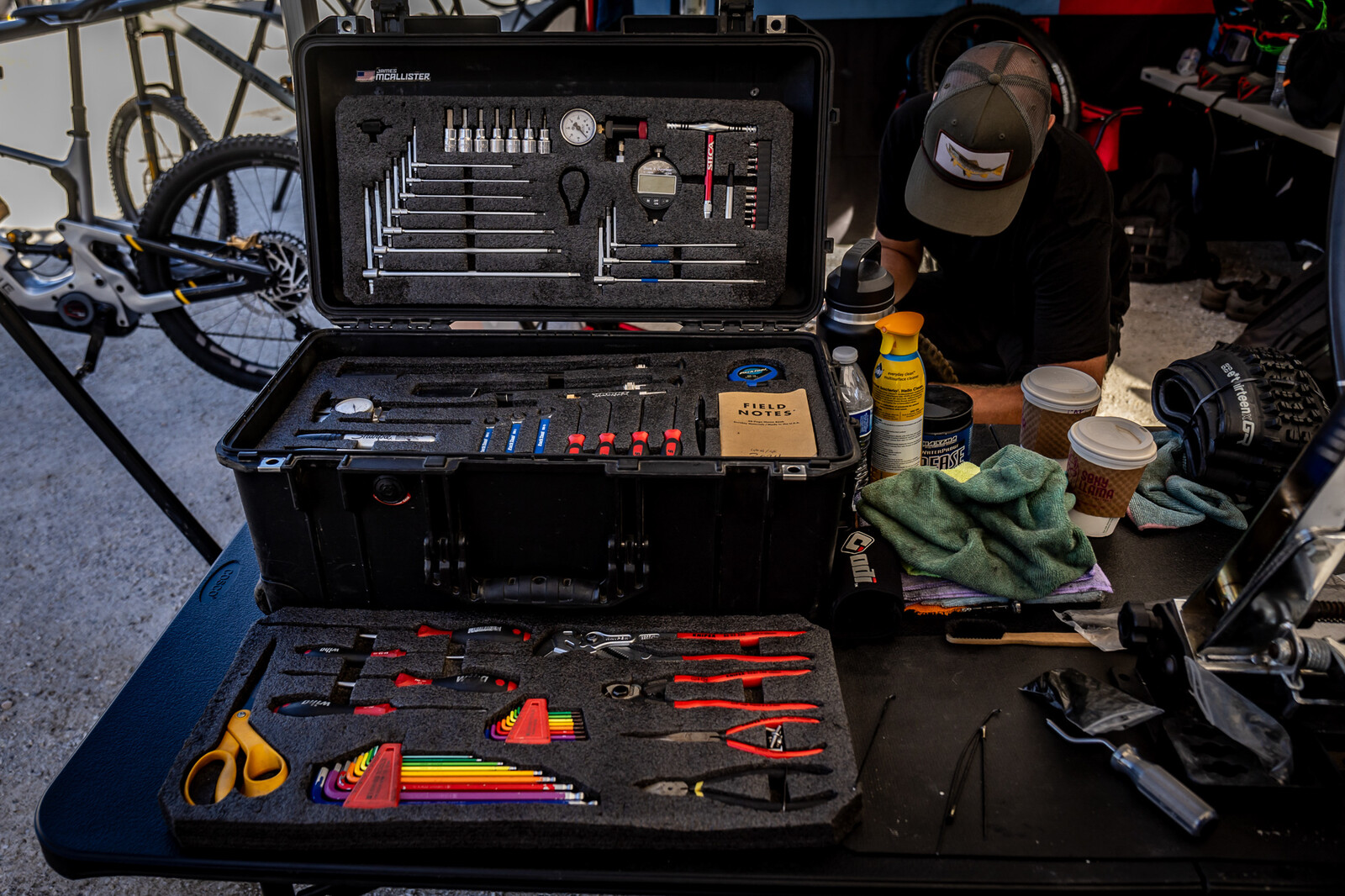 James McAllister primo tool box%2C Cresline pit